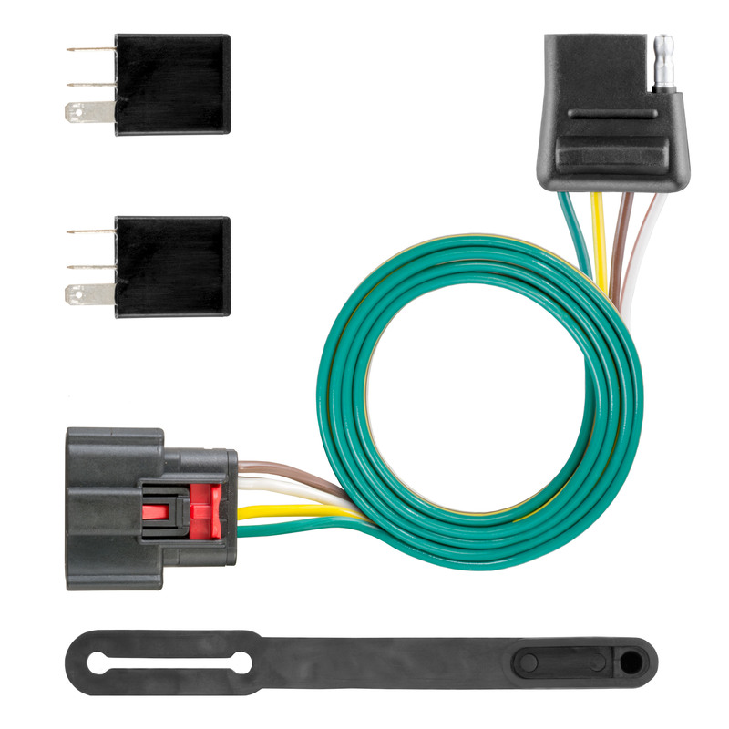 CURT 56375 Vehicle-Side Custom 4-Pin Trailer Wiring Harness, Fits Select Chevrolet Equinox
